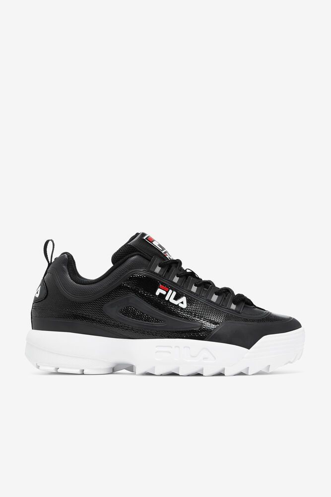 Fila Miesten Tennarit Disruptor 2 No-Sew Mustat - IAGK-61257